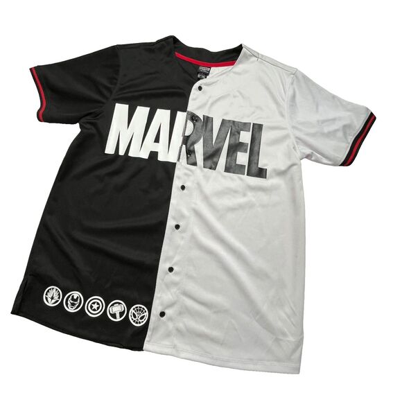 Disney Parks Marvel Avengers Baseball Jersey Adult X Large - Picture 1 of 10
